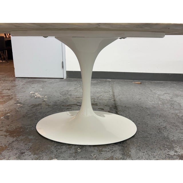 Eero Saarinen for Knoll 50th Anniversary Marble Tulip Dining Table For Sale - Image 9 of 12