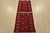 Turkmen Runner 2’7” X 9’6” Red Wool Vintage Tribal Hand-Knotted Oriental Rug For Sale - Image 10 of 11