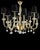 Contemporary Modern "Rostrato" Gold Murano Glass Chandelier For Sale - Image 6 of 6