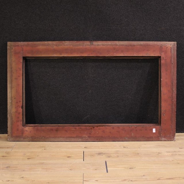 Wood 20th Century French Frame in Golden Wood, 1950 For Sale - Image 7 of 14