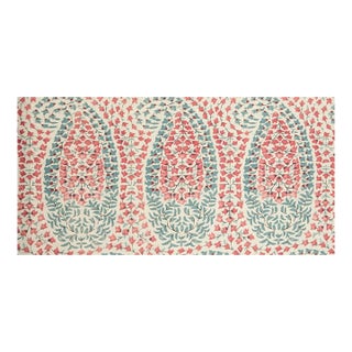 Lisa Fine Lahore in Calico - Full Width Fabric Remnant For Sale