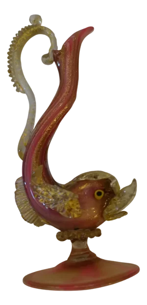 Murano Glass Dolphin by Salviati & C., 1960s