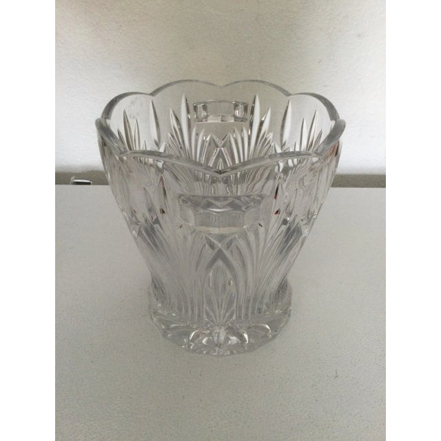 1980s Vintage Cut Crystal Champagne or Wine Ice Bucket For Sale - Image 5 of 10