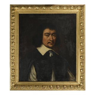 Gentleman, Oil on Canvas, 17th Century, Framed For Sale