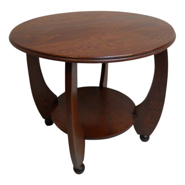 Amsterdam School Oak Coffee Table, 1890s For Sale