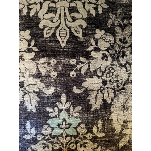 2020s Lee Jofa Alma Velvet Umber Fabric 3 7/8 Yards For Sale - Image 5 of 6