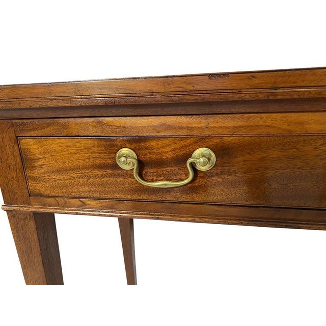 Wood Pair of George III Mahogany Games Tables For Sale - Image 7 of 12