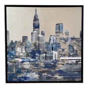 New York City Cityscape Wall Art Painting by Sonia Noir
