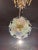 Murano Flower Globe Chandelier For Sale In Dallas - Image 6 of 9