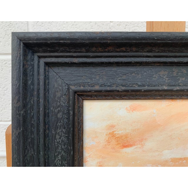 Angela Wakefield Abstract Orange & Black Mountain Landscape Study by Contemporary British Artist, 2020 For Sale - Image 9 of 12