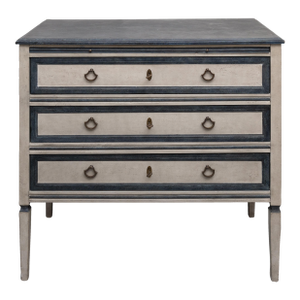 Mid-20th Century Gray Painted Chest of Drawers