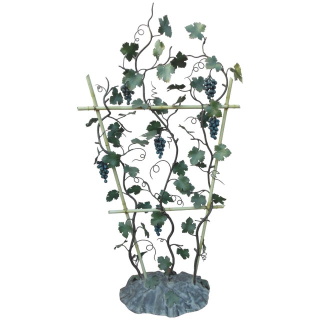 Vintage Italian Tole Grape Tree For Sale