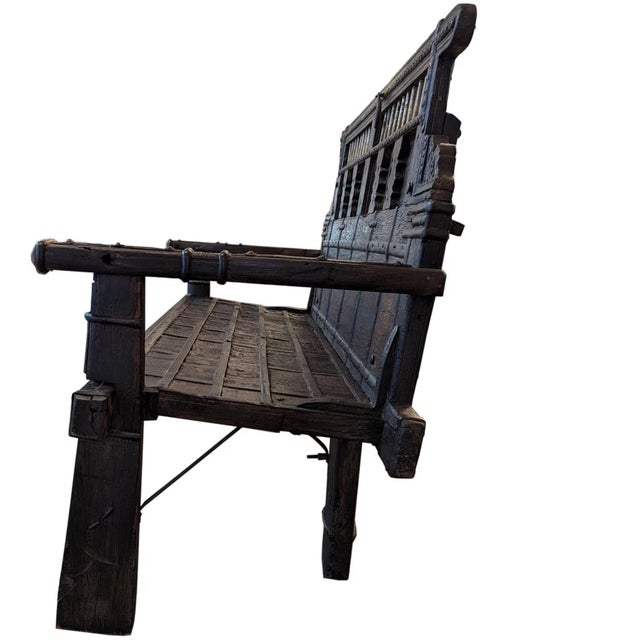 Step into a world of storied history and unparalleled craftsmanship with this magnificent Rustic Teak Wood Farmhouse...