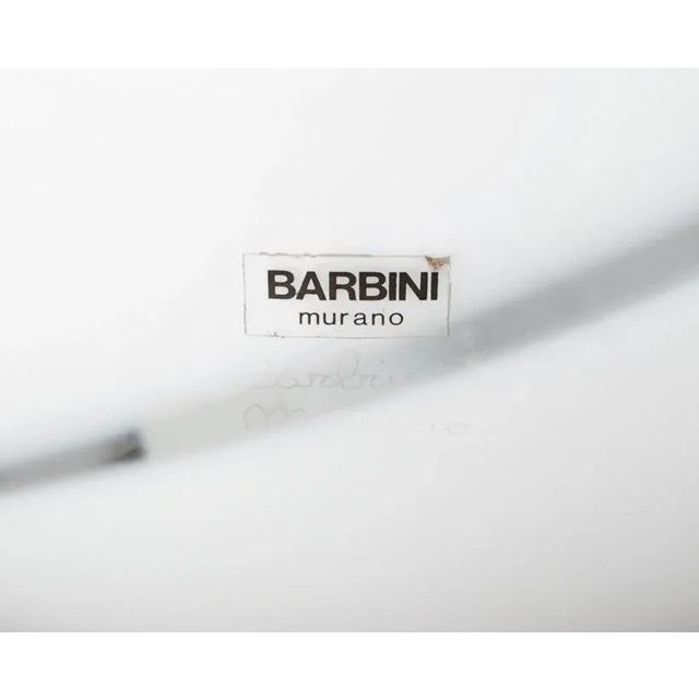 1970s Spherical Murano Glass Table Lamp by Alfredo Barbini for Made Murano Glass, 1970s For Sale - Image 5 of 6