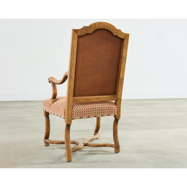 Set of Six Minton-Spidell Louis XIII Os De Mouton Dining Chairs For Sale - Image 17 of 18