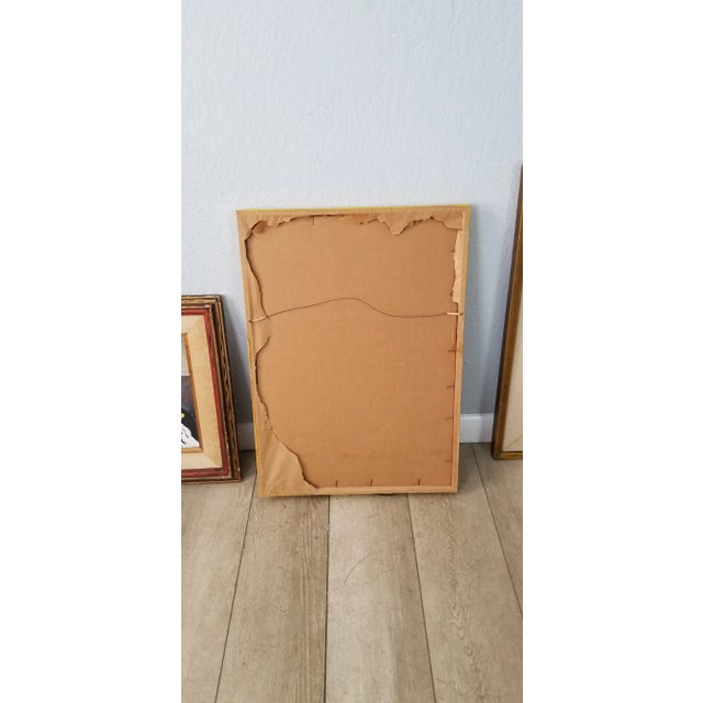 1970s Vintage Belle Horink Still Life Watercolor Abstract Painting For Sale - Image 11 of 12