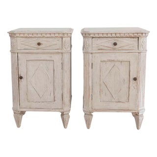 Pair of Swedish Bedside Tables, ca. 1910 For Sale