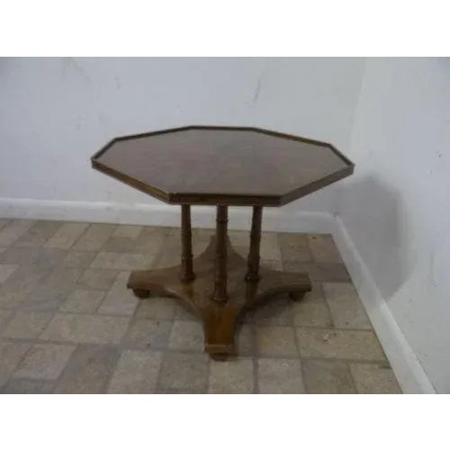 Drexel Heritage Faux Bamboo Regency End Table For Sale - Image 11 of 11