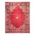 1920s Red Ground Donegal Medallion Antique European Arts & Crafts Large Wool Rug For Sale