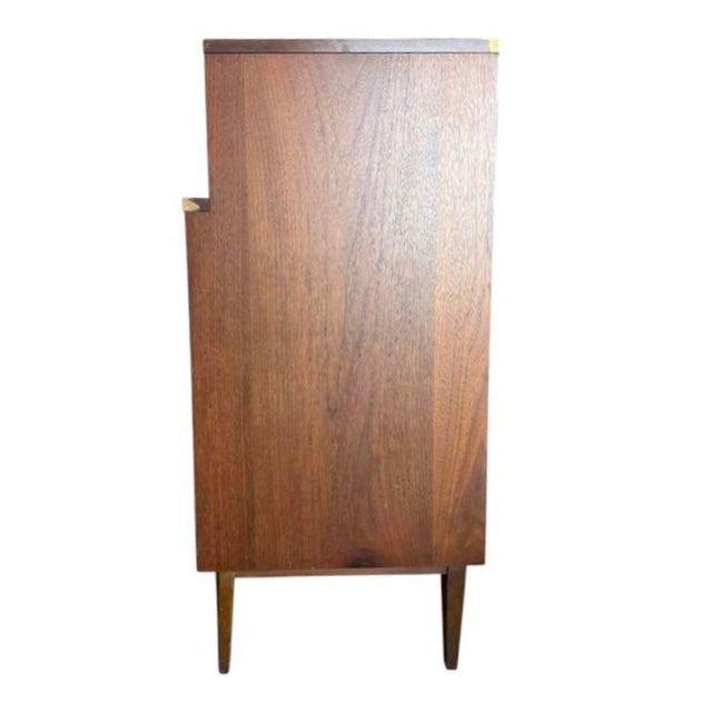 Vintage Lane high boy dresser Bureau solid Maple MCM 40.5x18x38” Needs refinishing. Solid Heavy Construction.