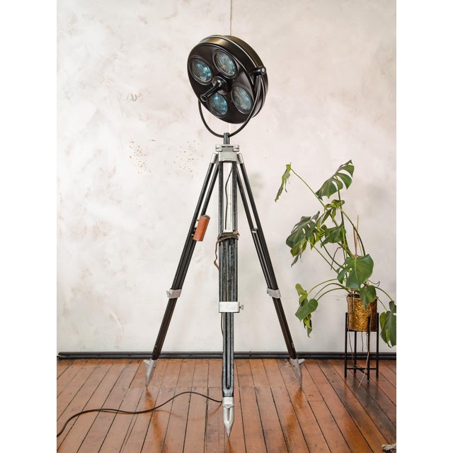 Vintage Four-Lens Floor Lamp from Hanau, 1960s For Sale - Image 16 of 18