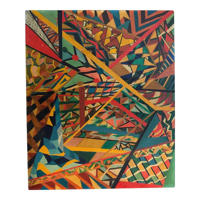 Midcentury Cubist Abstract Expressionist For Sale