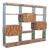 1970's Modern Lucite W/Melamine White Modular Room Divider/ Wall Unit For Sale