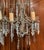 Italian Pair Early 20th Century Italian Crystal Two-Light Wall Sconces For Sale - Image 3 of 7