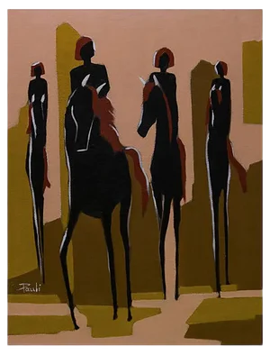 Gilbert Pauli, Les cavaliers l'Apocalypse, 1995