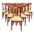Grange Furniture Solid Cherry Dining Chairs Made in France - Set of 10 For Sale