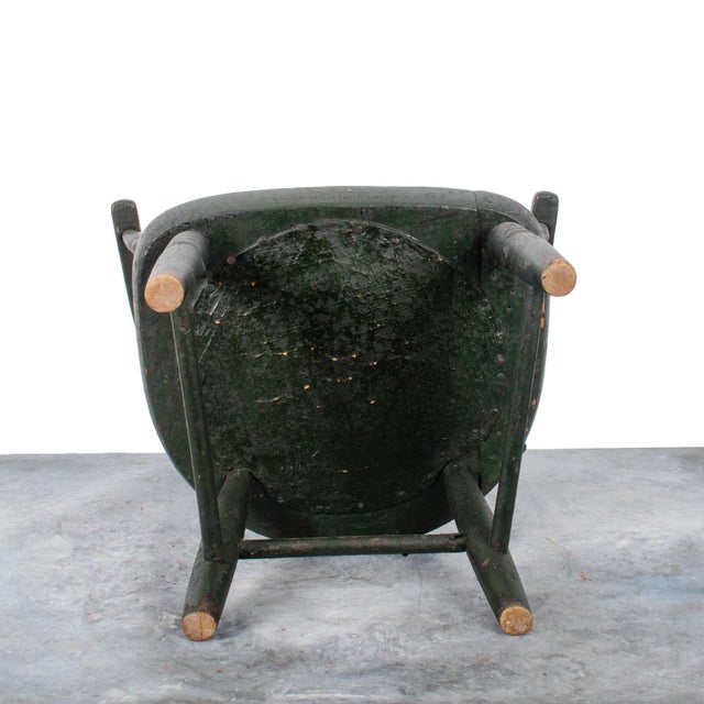 Black Child's Low Back Windsor Chair, 19th Century For Sale - Image 8 of 8