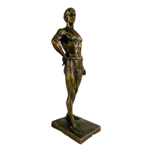 19th Century Grand Tour Bronze Classical Male Figure Sculpture