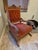 An exceptional late 19th-century American Victorian platform glider rocking chair crafted from beautifully grained quarter...