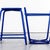 French Bright Blue Wide Laboratory Stools, Set of 4 For Sale - Image 6 of 9