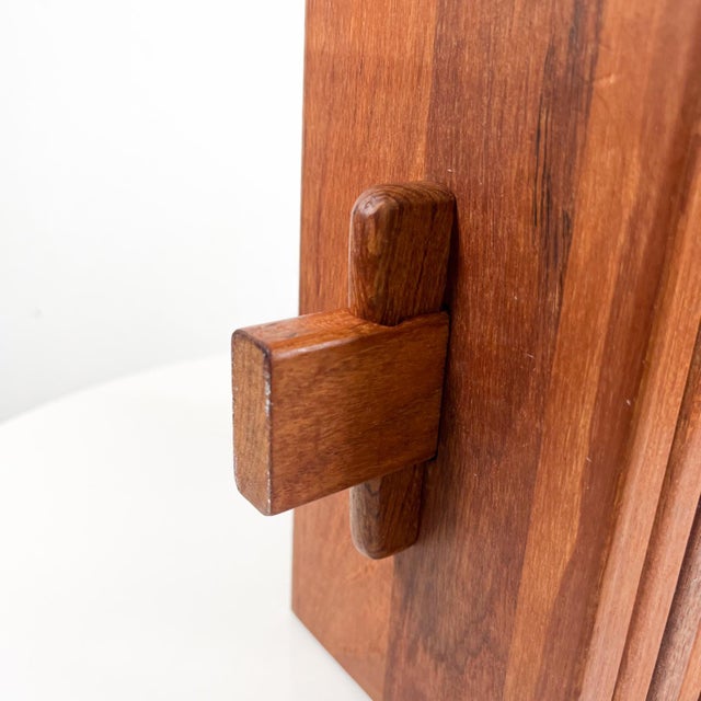 1970s Dansk Inter Designs Knife Block Teak Wood Thailand For Sale In San Diego - Image 6 of 10