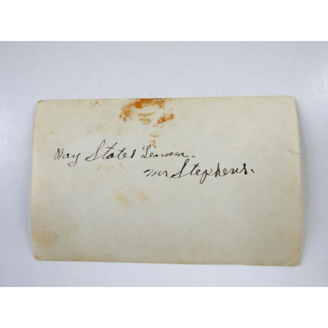 American Vintage 1920's Snapshot Photograph Sign for Leanna's Place Cafe For Sale - Image 3 of 5