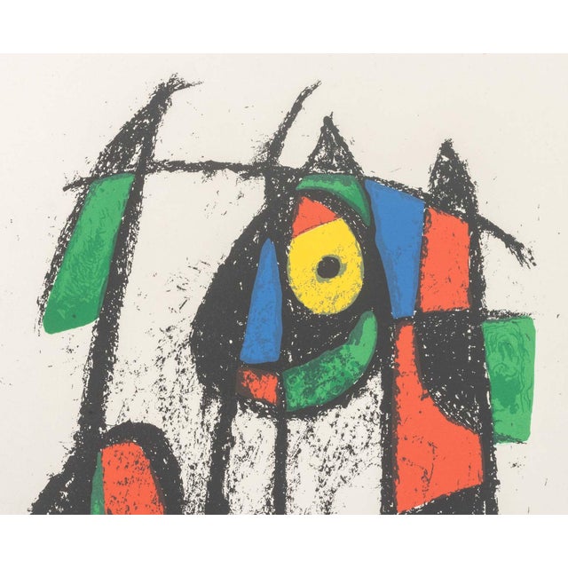 Contemporary Joan Miro "Lithograph Vii" Lithograph, 1975 For Sale - Image 3 of 9
