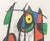 Contemporary Joan Miro "Lithograph Vii" Lithograph, 1975 For Sale - Image 3 of 9