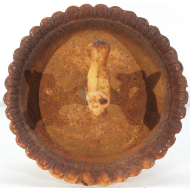 White Small Rustic Cast Iron Birdbath For Sale - Image 8 of 9