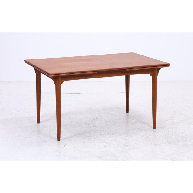 Model 54 Extendable Dining Table in Teak from Omann Jun For Sale - Image 3 of 16