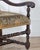 17th Century 17th-Century French Baroque Walnut Spool Armchair with Petit Point Tapestry For Sale - Image 5 of 15