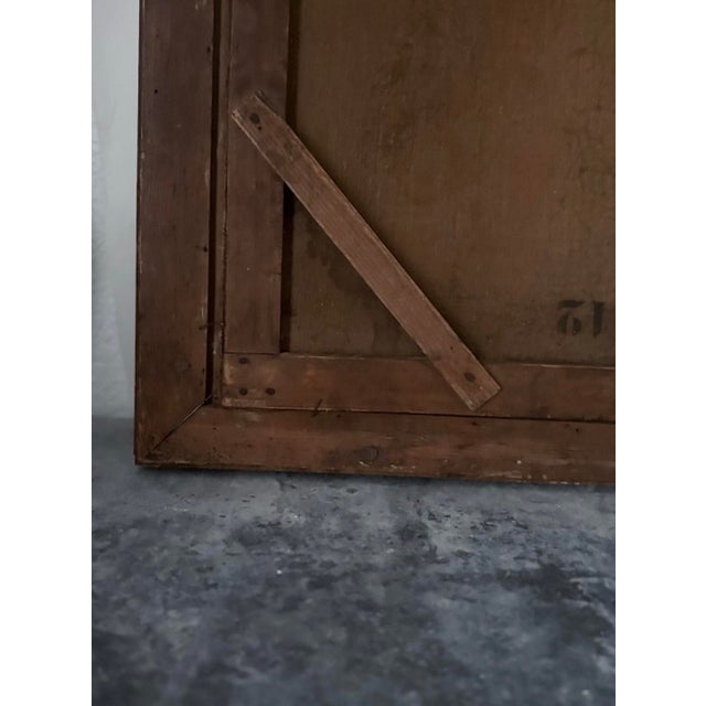 Late-18th Century Dutch School Portrait Oil on Canvas Painting For Sale - Image 16 of 18