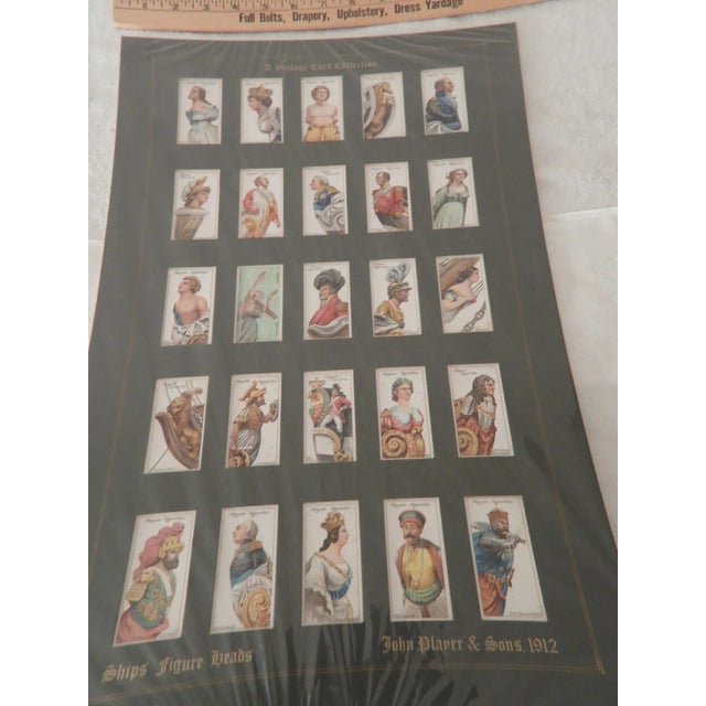 1910s John Player & Sons 1912 Ships Figureheads Tobacco Card Collection 25 Cards For Sale - Image 5 of 5