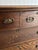 Antique Quarter-Sawn Oak Chest of Drawers With Serpentine Front For Sale - Image 14 of 18