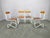Exceptional set of four Bauhaus cantilever chairs produced in Germany during the 1930s. Featuring a tubular steel frame...