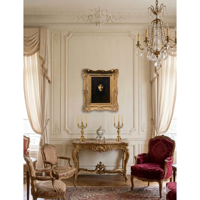 Jean-Jacques Henner - La Religieuse ( The Nun) -19th century Oil Painting French Academic Realism - Oil painting on canvas...