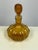 Vintage Diamond Star Amber Ribbed Glass Decanter For Sale - Image 11 of 12