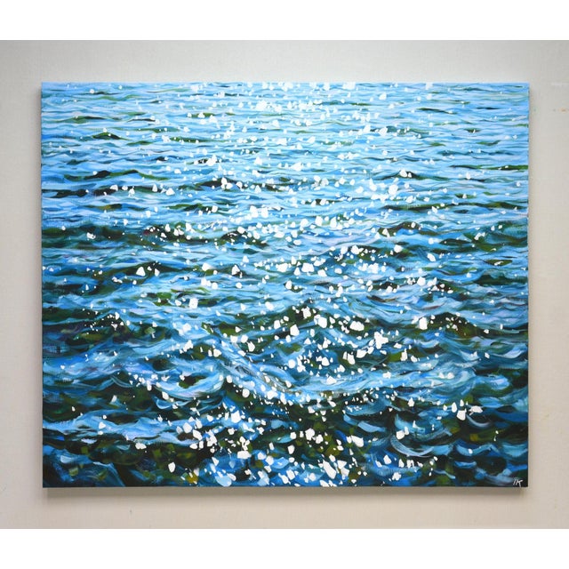 In this painting, I captured the vibrant dance of sunlight on water using acrylic to balance impressionism and realism....