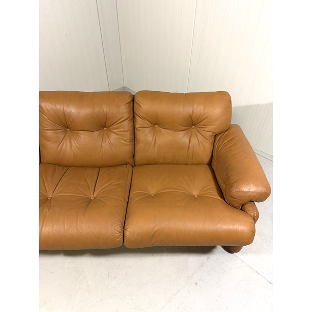 Leather Coronado Sofa by Tobia & Afra Scarpa for B&B, Italy, 1970s For Sale - Image 12 of 18