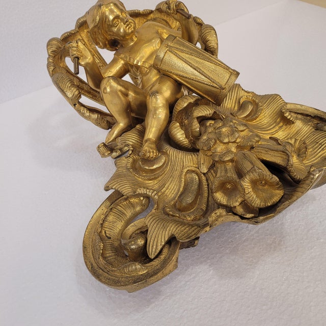 Late 19th Century Napoleon III Cherub Playing the Drum Wall Sculpture in Bronze, France For Sale - Image 14 of 18